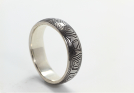 Martin Steinhorst damast ring  bol gesmeed