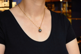 Kubik-Anhänger mit Tahiti-Perle