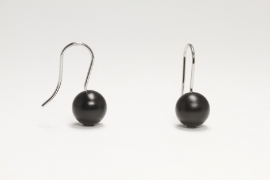 Apero ball earrings (black)