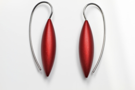 Tulp earrings (red)