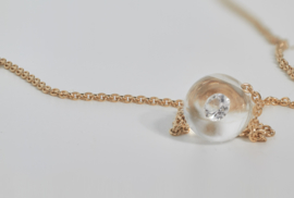 Schmuck Werk Glaskugel-Halskette