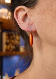 Tulp earrings ( orange)