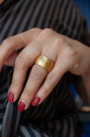 Monika Killinger ring met diamant