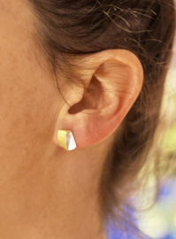 Manu schmuck gevouwen oorknopjes