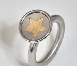 Swivel Ring picto mit Golden stern