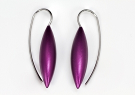 Tulp earrings (purple)