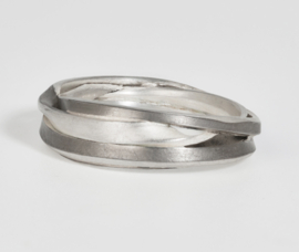Ute Strothotte ring  wikkel zilver/palladium