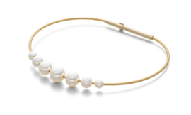 Eva Strepp vergulde armband "glow"