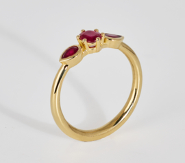Rubinen Ring Goldline