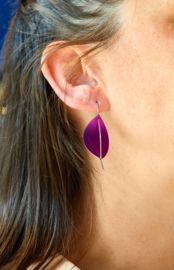 Apero Segel earrings  (purple)