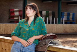 Oorbellen met perdioot pampel