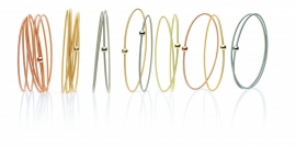 Niessing Colette armband witgoud dubbel