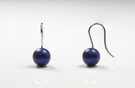 Apero ball earring (navy blue)