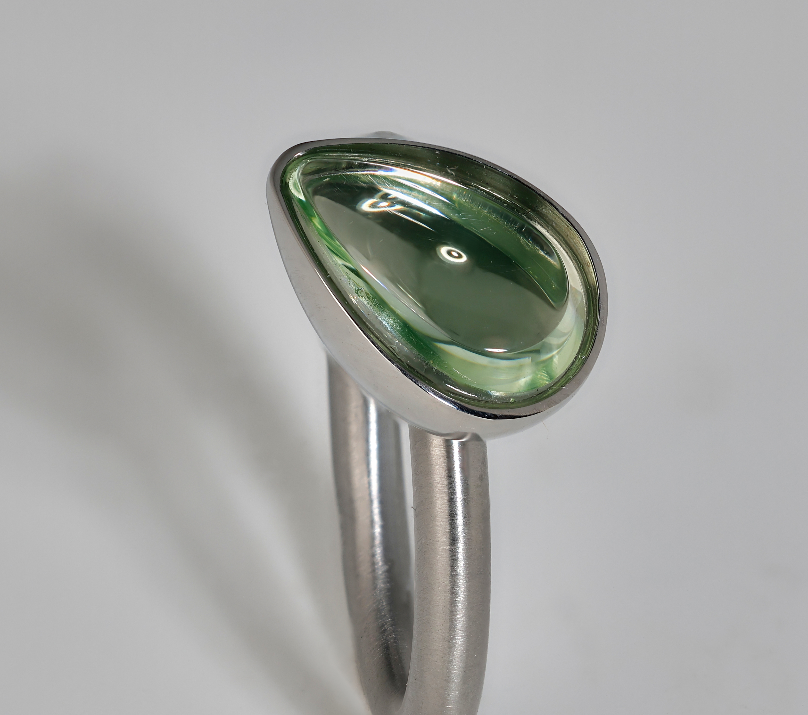 Sivel ring auster licht groen (erinit)