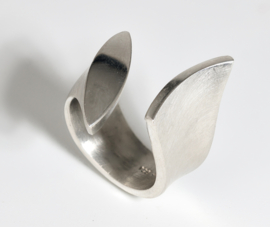 GS zilveren open ring