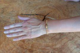 Kubik golden braid bracelet