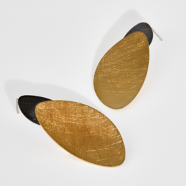 Lindenau zilveren oorbellen uit 2 elementen