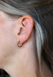 Cardillac gouden Creolen met twist