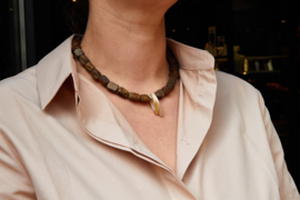 Manu Schmuck Kette mit Bronzitsteinen