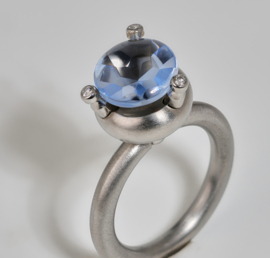 Swivel Ring Trias gross hell blaue