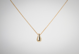 Gouden druppel hanger