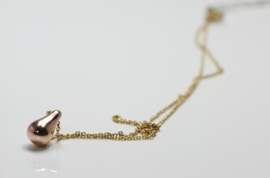 Gouden druppel hanger