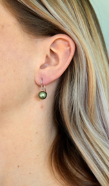 Apero ball earrings ( apple green)