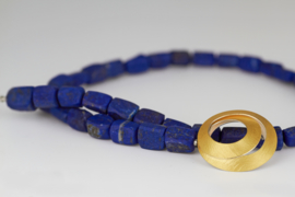 Manu schmuck ketting met Lapis Lazuli