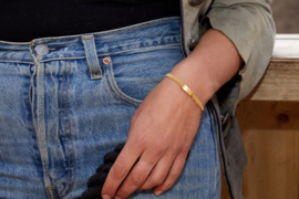 Kubik golden braid bracelet