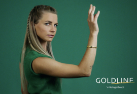 Toermalijn gouden armband