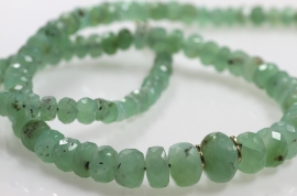 Mineraal ketting van Chrysopraas