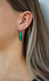 Tulp earrings (green)