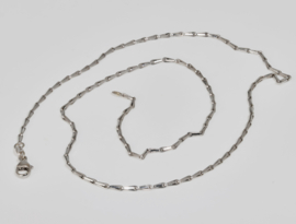White gold chain oat grain