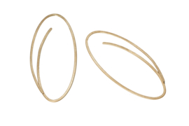 Niessing Linear ( klein ) gouden oorbellen