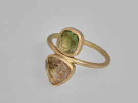 Dubbel roos ring