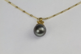 Kubik-Anhänger mit Tahiti-Perle