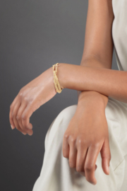 Zigt gouden braid bracelet