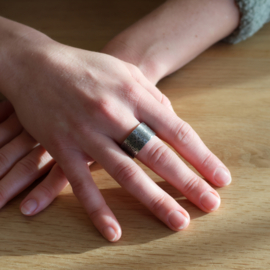 Apero stalen ring Alhambra