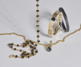 Oliver Schmidt zwart stalen ring