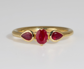 Ruby ring Goldline