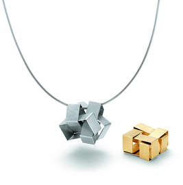 Niessing Cube Anhänger aus Platin