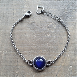 Armband Delicaat Kobalt Blauw  [1396]