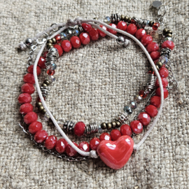 Armbanden setje Red Heart  [1455]