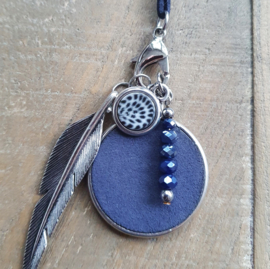 Ketting met Verwisselbare Bedels Blauw  [7270]