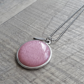 Ketting/Bedel XXL Pioen Roze  [2656]