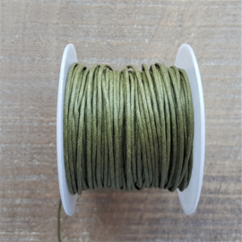 Limegroen Waxkoord 2 mm  [2603]