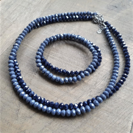 Ketting Denimblue Elegance  [7114]