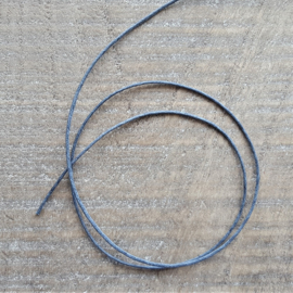 Staalgrijsblauw Waxkoord 1 mm  [2616]