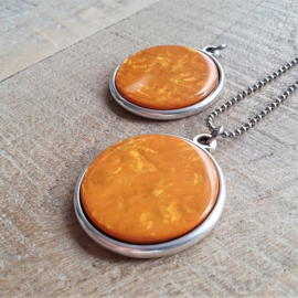 Ketting/Bedel XXL Levendig Oranje  [2860]