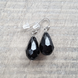 Crystal Black Drops 16 mm  [8169]